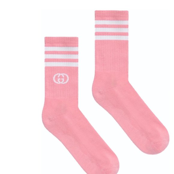 NWT Gucci x Adidas interlocking G cotton socks - size L - Picture 1 of 6